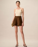 Sueña™ Kadın Bej Boncuklu Askılı Nervürlü Cami Üst