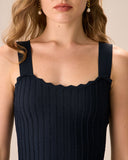 Sueña™ Kadın Lacivert Örme Kazak Elbise