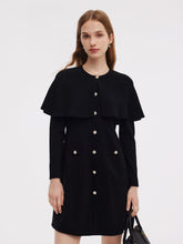 Tencel Karışımlı Capelet Kadın Örgü Mini Elbise