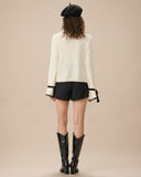 Sueña™ Bej Kontrast Çan Kol Kazak