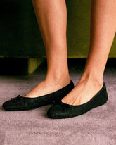 Sueña™ Enfiis Siyah Parıltılı Bale Daireleri.