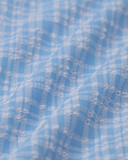 Sueña™ Mavi Örme Ekose Tankini Mayo