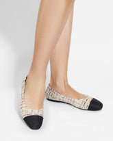 Sueña™ Enfiis Çiçekli Pirinç Kayısı Kare Burunlu Babet