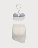 Sueña™ Bej Straplez Bikini Takımı