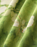 Sueña™ Yeşil Çiçekli A Kesim Midi Elbise