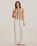 Sueña™ Haki Çizgili V Yakalı Atlet