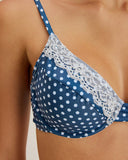 Sueña™ Mavi Polka Dot Balenli Bikini Takımı