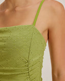 Sueña™ Yeşil Jakarlı Bralette Tek Parça Mayo