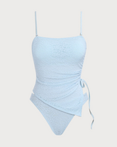 Sueña™ Mavi Dantelli Dantelli Tankini Mayo