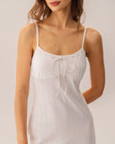 Sueña™ Beyaz Bodycon Yırtmaçlı Slip Midi Elbise