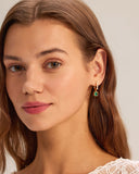 Sueña™ Yeşil Metal İnci Küpe