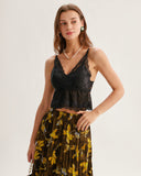 Sueña™ Siyah Dantel V Yaka Büstiyer