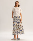 Sueña™ Bej Yarım Yaka Dokulu Tişört