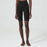 Yüksek Bel Biker Şortu