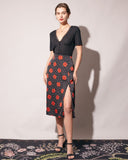 Sueña Nervürlü Dantel Trim Tişört