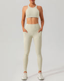 Sueña™ Bej Sırtlı Yoga Atlet