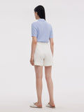 Kot A Kesim Kadın Yüksek Belli Şort