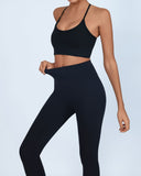 Sueña™ Siyah Yüksek Streç Yoga Taytı