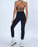 Sueña™ Siyah Yüksek Streç Yoga Taytı