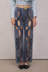 Abigail Hollow Denim Kot