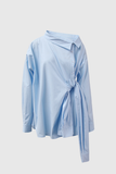 Aelia Asimetrik Bağcıklı Gömlek