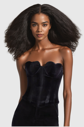 Aella Straplez Korse Bodycon Üst