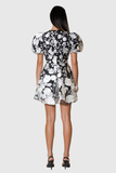 Aeryn Çiçek Dalma Dantel Mini Elbise