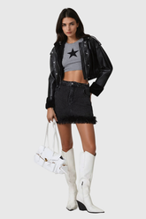 Agnaiyanke Deconstruct Kürk Kot Etek