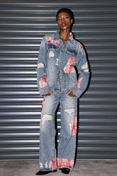 Avni Dantelli Yırtık Kot