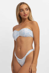 Sueña™ Nadia Büzgülü Bantlı Üst / Azure Dove (Son İndirim)