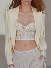 Nakış Detaylı Dantel Kısa Üst