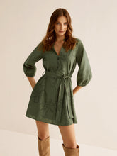 Nakış Detaylı Kısa Elbise