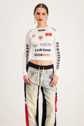 Baqir Baskılı Dar Üst