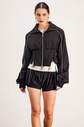 Baraz İşlemeli Bağcıklı Pantolon Takımı