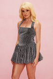 Bayou Ruch Payetli Kabarık Mini Elbise
