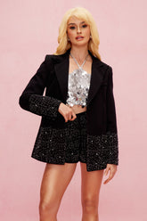 Beata Taşlı Derin Pantolon Takımı