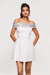 Blagovesta Straplez Payetli Mini Elbise