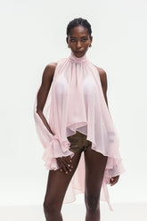 Bojidar Pembe Asimetrik Kesimli Üst