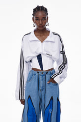 Capricia Çizgili Beyaz Bağcıklı Üst