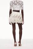Cearbhall İşlemeli Fırfırlı Mini Etek