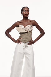 Sedir Çiçeği Asimetrik Bağcıklı Üst