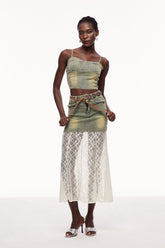 Cengiz Spagetti Dantel Kot Etek Takımı