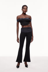 Cephas Dot Ruch Omuz Açık Pantolon Takımı