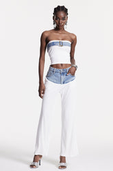 Chiyembekezo Straplez Örgü Pantolon Takımı