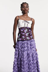 Chlodochar Spagetti Çiçekli Üst