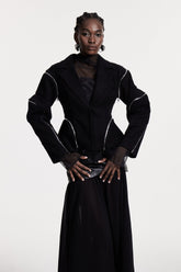 Christine Deconstruct Fermuarlı Blazer