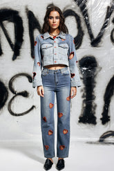 Dora Love Kesimli Kısa Kot Ceket