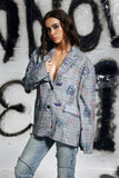 Elijah Grid Graffiti Dalma Blazer