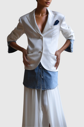 Eshani Denim Yapısız Blazer
