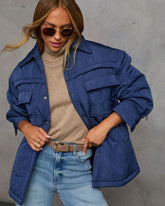 Soğuk Sabah Hafif Kapitone Ceket